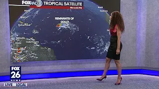Tropical Weather Forecast - Tracking remnants of Dolly in Atlantic Ocean
