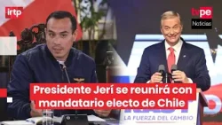 Presidente José Jerí recibirá hoy al mandatario electo de Chile, José Antonio Kast Presidente José Jerí recibirá hoy al mandatario electo de Chile, José Antonio Kast