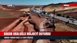 Minister Uraloğlu Announced the Good News! Travel Time Between Ankara and Samsun to Drop to 2.5 H...
