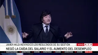 👉 JAVIER MILEI NEGÓ LA CAÍDA DEL SALARIO Y EL AUMENTO DEL DESEMPLEO