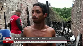 Drugs may have caused the fire. We return to the scene of the blaze in Torre, Recife | #NovaGeral