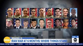 US marks 6 months of war with Iran