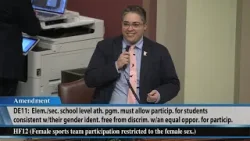 Debate on bill to bar transgender athletes from girls sports  3/3/25