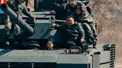 Kim Jong Un Rides Tank as Daughter Takes the Controls?