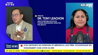 Ex-Speaker Romualdez, kayang gamutin sa public hospital – Dr. Leachon | DZXL News