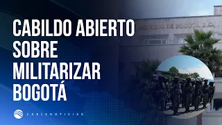 Registrar's Office approves signatures for open town hall to discuss militarizing Bogotá
