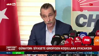Günaydın: If You Enter Politics, You Must Follow the Rules