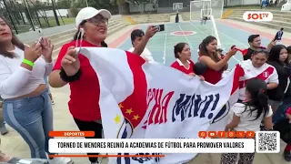 Deportes: torneo reunió a escuelas y academias de fútbol de menores