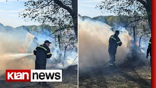 Zjarri në Durrës shkrumbon një sipërfaqe me bimësi