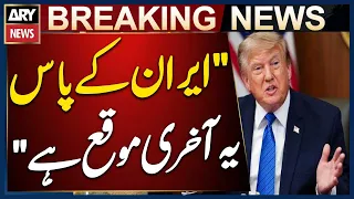 Trump Says Ongoing Iran Talks Will Be Long and Complex