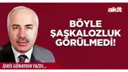 Yeni Akit - İdris Günaydın: Böyle şaşkalozluk görülmedi! Yeni Akit - İdris Günaydın: Böyle şaşkalozluk görülmedi!
