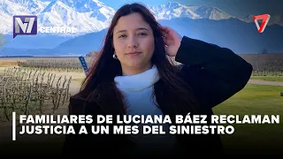 LUCIANA BÁEZ | Family demands justice one month after the accident