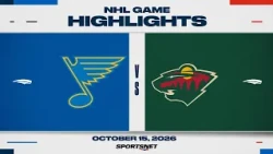 NHL Highlights | Blues vs. Wild - October 15, 2026