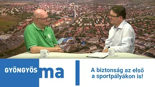 A biztonság az első a sportpályákon is!