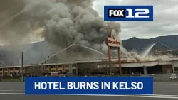 Fire tears through Red Lion Hotel in Kelso