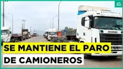 "We can’t take it anymore": Truckers maintain blockade at the port of San Antonio