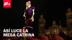 This Is What the Mega Catrina of the Zócalo Monumental Altar in Mexico City Looks Like