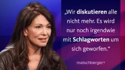Iris Berben über ihre lange Karriere, Sorge um die Demokratie und Debattenkultur | maischberger