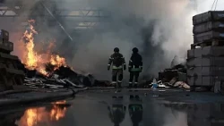 Des habitants de Kyiv se réfugient sous terre lors d'attaques nocturnes russes