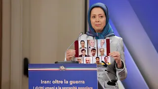 Italy: Maryam Rajavi's Speech at the Iran Conference - Beyond War, People's Power as the Solution