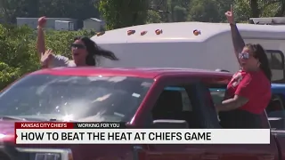 Chiefs fans warned of triple-digit heat index Saturday