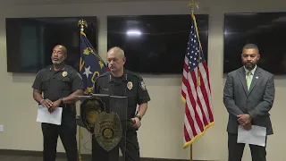Greensboro Police Department hold press conference after 9 shot