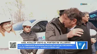 AXEL KICILLOF VISITED THE VILLARINO DISTRICT