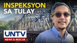 Kilicao-Binitayan bridge sa Daraga Albay, ininspeksyon ni DPWH Sec. Dizon