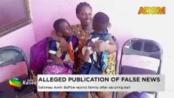 Alleged Publication of False News: Salomey Awiti Baffoe rejoins family after securing bail - News