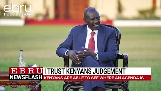 PresidentRuto Says He Fears Nothing, Urges Opposition to Move Beyond Insults and Slogans. #ebrunews