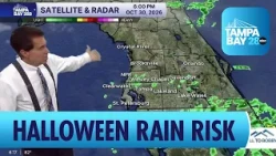 Halloween Weather: Chance of Showers in Tampa Bay
