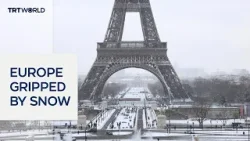 Deadly snowstorm disrupts travel across Europe