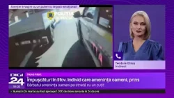 Individ care amenința cu un cuțit pe o stradă din Ilfov, prins cu focuri de armă. Individ care amenința cu un cuțit pe o stradă din Ilfov, prins cu focuri de armă.