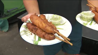 New food at the State Fair: Hmong Sausage Corndog