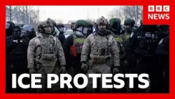 Protests against ICE continue in Minneapolis | BBC News