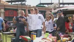 Detroit celebrates baseball’s return with all-day festivities