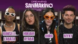 Ransell Labata, Miriam Ayaba, Ohro e Myky - Dreaming San Marino Song Contest - I Casting Ransell Labata, Miriam Ayaba, Ohro e Myky - Dreaming San Marino Song Contest - I Casting