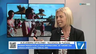 NOS VISITA EN VIVO EN EL PISO DE @argentinisimasatelital  ALEJANDRA APOLONIO - Secretaria de Turismo
