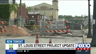 St. Louis Street project hits halfway mark six months ahead of schedule in downtown Mobile