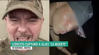 Military captures alias "La Muerte," implicated in crimes related to "Los Lobos" in Naranjal