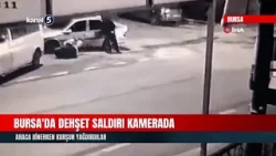 Bursa'da Dehşet Saldırı Kamerada | Araca Binerken Kurşun Yağdırdılar