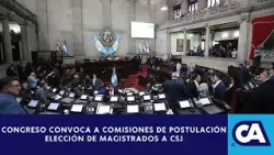 Congreso aprueba convocatoria para comisiones postuladoras de Magistrados de la CSJ y Apelaciones