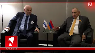 Փաշինյանը հանդիպում է ունեցել ԵԱՀԿ գլխավոր քարտուղար Ֆերիդուն Սինիրլիօղլուի հետ