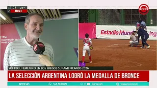 Juegos Suramericanos: Argentina logró el bronce en sóftbol femenino - testimonio Sebastián Uranga