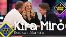 El momentazo de Kira Miró y Salva Reina que termina en beso - El Hormiguero