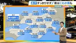 【2月27日(金)】すっきりしない天気 夕方以降は所々でにわか雨 折りたたみ傘がお守りに【近畿の天気】#天気 #気象 【2月27日(金)】すっきりしない天気 夕方以降は所々でにわか雨 折りたたみ傘がお守りに【近畿の天気】#天気 #気象