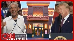 Obama doubles down on teasing Trump about Cheesecake Factory
