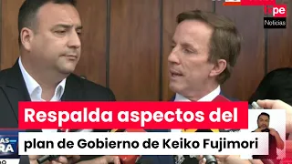 President Keiko Fujimori meets with Magdalena Mayor Francis Allison