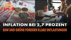 BSW und Grüne fordern klare Entlastungen BSW und Grüne fordern klare Entlastungen