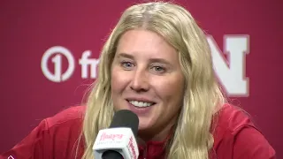 FULL VIDEO: Nebraska Volleyball Head Coach Dani Busboom Kelly Press Conference, Red-White Scrimma...